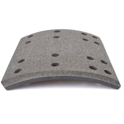 China High quality rear brake pad long life no noise truck trailer bus fuwa rear axle 16 ton 4551 brake lining for sale