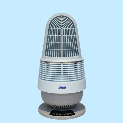 China With Negative Ion Generator Remote Control Timing And Small Vertical Silent Leafless Electric Fan Household Floor Fan Floor Fan Night Light Shaking Head for sale