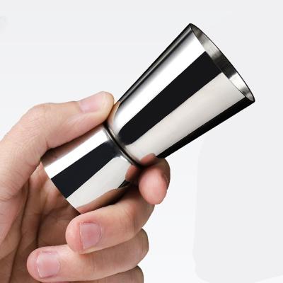 China Various Sustainable Capacity Sizes Wine Measuring Jigger Stainless Steel Cocktail 15ml 30cc 50cc Double Bar Jigger for sale