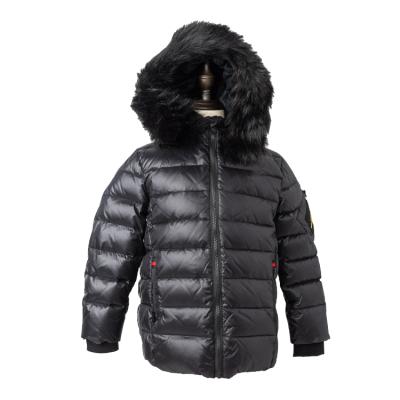 China New Type Breathable Baby Boy Clothes With Fur Kids Padded Hooded Jacket Children's Coats for sale