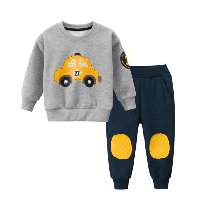 China Design Autumn Winter Kids Clothes Fashion Anti-pilling Long Sleeve Fleece Set Boys Clothing for sale