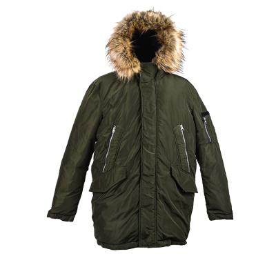 China First Feather Windproof Duck Winter Custom Goose Down Hood Jacket With Fur Men for sale