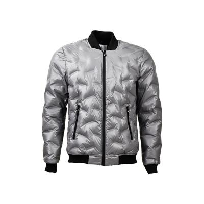 China Breathable Embossed Design Men Down Coat Winter Breathable Jacket Coated Nylon Down Jackets For Men for sale