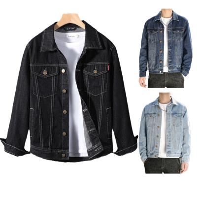 China Fashion Jean Jacket Pocket Decoration Men's Breathable Jacket With Buttons Casual Jacket for sale