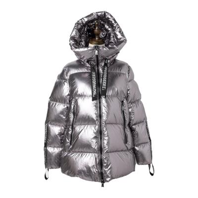 China Waterproof 2021 Fashions Women Down Jackets Stripper Reflective Jacket With Hooded for sale