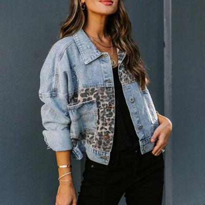 China 2021 Wholesale Women Breathable Jean Jacket Women Crop Jacket New Denim Jacket for sale