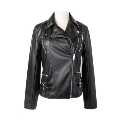 China Fashion Motorcycle PU Leather Jackets Stripper Jacket Waterproof Wholesale Hooded Black Brown For Jacket Women for sale