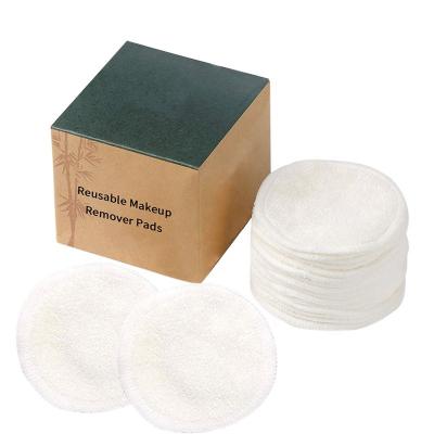 China Organic Recycled Terry Scrub Velor Velvet Bamboo Cotton Makeup Remover Cotton Cleansing Material Makeup 70% 30% Make Up Remover Pads for sale