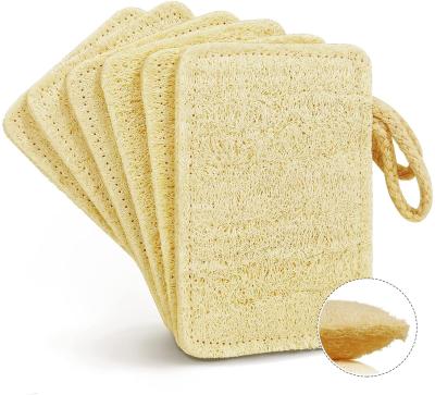 China Sustainable Wholesale Custom Loofah Pad Natural Eco-Friendly Organic Bamboo Loofah Sweeps Loofah Loofah Loofah Sponge Compostable Biodegradable for sale