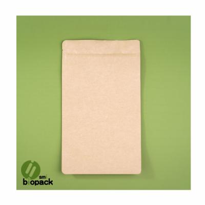 China Food Resealing Environmental Protection Paper Bag , Biodegradable Storage Sealed Bag for sale