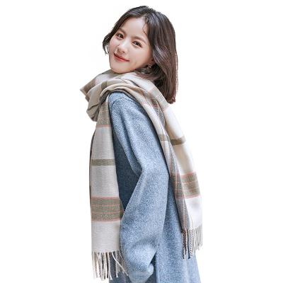 China Neutral/Both High Quality Plaid Scarf Fashion Winter Cashmere Hot Selling Custom Scarf For Ladies for sale