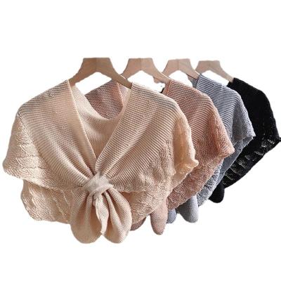 China Ladies Winter Popular Exquisite Shawls Workmanship Guarantee Quality Luxury Shawl Scarf Knit for sale