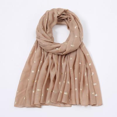 China European and American Street Ethnic Scarves New.Voile 90cm Hot Stamping Ladies 180* Quality Scarf for Muslims for sale