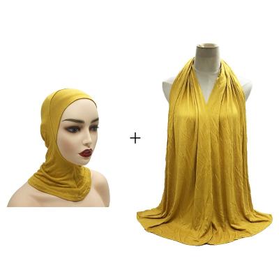 China Factory Supply Fancy Female Muslim Hijab Scarf 170*50cm Tank Top Printed Shawl Cotton Scarves For Women for sale