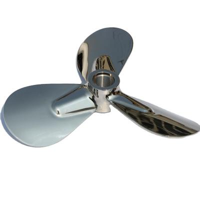 China Boat Spare Parts Wholesale 316 Stainless Steel Marine Boat Propeller for sale