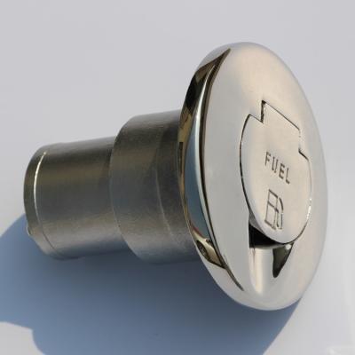 China 316 Stainless Steel 38mm Boat Deck Filler Cap Gas Fuel Tank With Key for sale