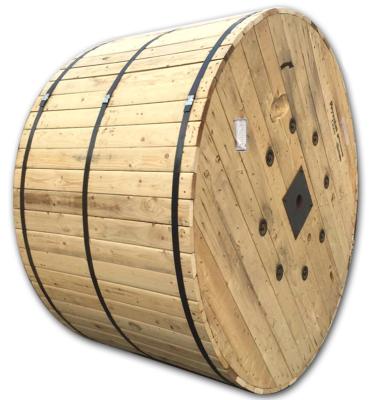 China Wires Pine Wood Winding Wooden Cable Drum for sale