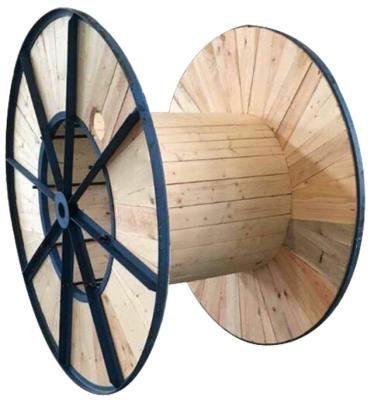 China Cable Bundle Steel And Wooden Rope Big Punch Reels for sale