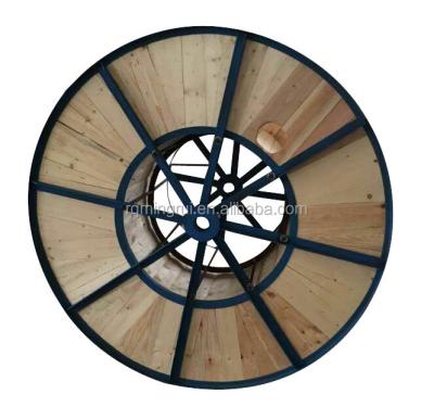 China Winding Wires And Cables Purchasing Steel And Wooden Cable Reel Rollers for sale