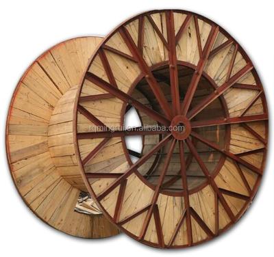 China Industrial wood and metal cable drum hybrid cable reels for sale