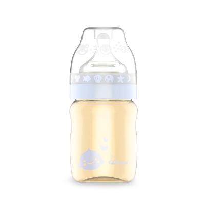 China 2021 New BPA Free Design Baby Supplies Factory PPSU Transparent Non Easy To Broken Wide Neck Baby Product Bottle Infant for sale