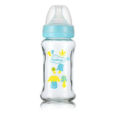 China BPA Free Johnson Baby Products Manufacturing 9oz 270ml Baby Glass Wholesale Bottle for sale