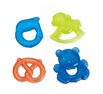 China 2021 Soft And Safe Latest Design Teething Toy BPA Free Chewable Baby Water Filled Teething Teether for sale