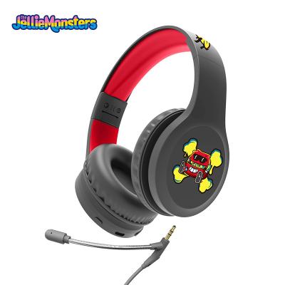 China Headphone The Jellie Monsters Wired Colorful Gaming Wired Headphone For Gamer Headsets With Mic for sale