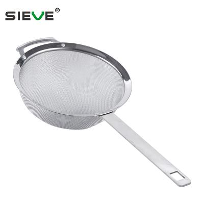 China Good Stainless Steel Mesh Strainers , Sustainable Premium Fine Colanders JS-A013 for sale