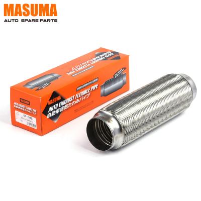 China 65x280 Interlock Car Exhaust Gas System Automotive Exhaust Flex Pipe For B20A4 2000cc for sale