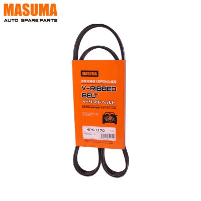 Chine Ceinture en caoutchouc 4PK-1170 MASUMA accessoires automobiles pièces de transmission pour TOYOTA COROLLA AXIO à vendre