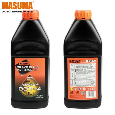 China 2017- DOT-4 Brake Fluid 1L MASUMA Auto Car Parts Fully Synthetic Brake Lubricants for sale