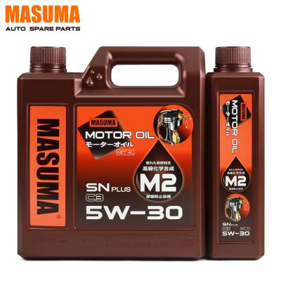 China MASUMA 5W-30 PLUS C3 4L Fully Synthetic Engine Oil For Gasoline Cars And Automobiles for sale