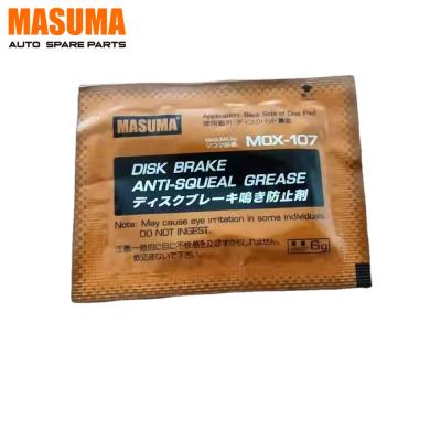 China Universal Auto Engine Systems MASUMA Auto Part MOX-107 Brake Pad Grease for Car 6g for sale