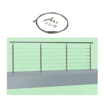 中国 1/8 Stainless Steel 316 Deck Cable Railing System Kits 販売のため