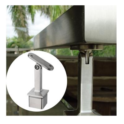 中国 High Quality Custom handrail end bracket,adjustable square stainless steel handrail bracket 販売のため