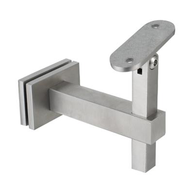 中国 Factory Ajustable Stainless Steel Square Handrail Balustrade Staircase Railing Wall Bracket with Ce 販売のため