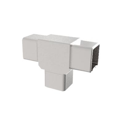 중국 UNIKIM Inox 3 Way Square Stainless Steel Handrail Pipe Tube Joint Connectors 판매용