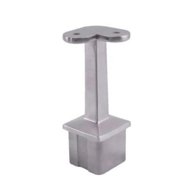 중국 Stainless Steel Square Handrail Bracket 90 Degree Handrail Square Pipe Connector Bracket 판매용