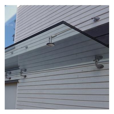 Cina Stainless Steel Modern Door Window Glass Canopy Awning System For Balcony in vendita