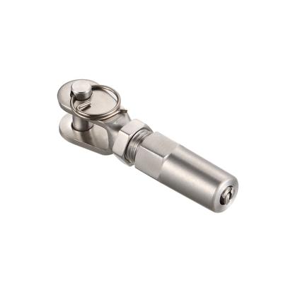 中国 Stainless Steel Balcony Balustrade Stainless Steel Cable Railing Tensioner Wire Rope Fittings 販売のため