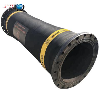 China Large Diameter Top Delivery Hose Rubber Marine Flange Dredging Dredging Hose Abrasive Resistant Mud Fast Hose for sale