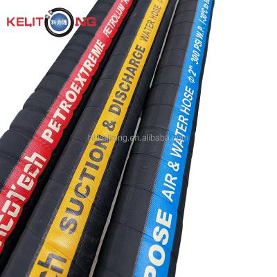 China Anti Abrasion Resistance Hose Gasoline And Static Oil Resistant Corrugated Rubber Hose Industrial Oil Hose for sale