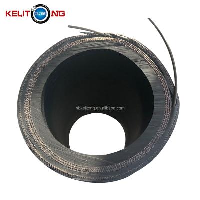 China Abrasion Resistance Steel Wire Sand Blast Hose Concrete Pump High Pressure Reinforced Rubber Hose for sale