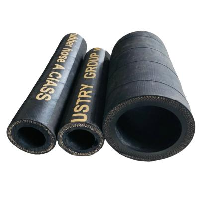 China Durable Wear Resistant Rubber Sandblast Hose Concrete Pump Flow Hose Steel Wire Reinforced Rubber Hose for sale