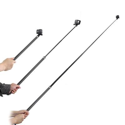 China Telescopic carbon fiber 360 motion rod camera carbon fiber panoramic rod extension 3 meter selfie stick for sale