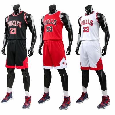 China Antibacterial custom best sports wear usa famous basketball men nnba basketball uniform tank top set for man for sale