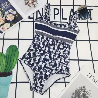 China Plus Size 1 Piece Swimsuits Famous Brand Sexy Luxury One Piece Designer Swimsuits For Women Plus Size for sale