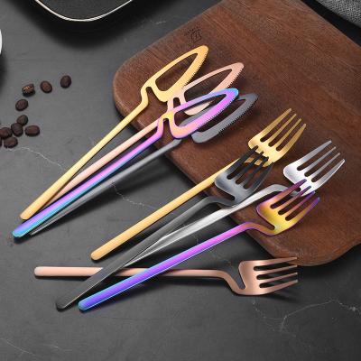 China Disposable 2023 Amazon Dessert Mini Spoon Sanding Poilsh Stirring Dessert Spoon Stainless Steel Cocktail Mixing Coffee Cutlery Set for sale