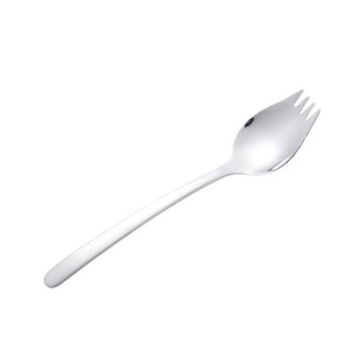 China Sustainable Factory Sale Various Silver Modern Design Fruit Salad Cutlery Stainless Steel Salad Fork for sale